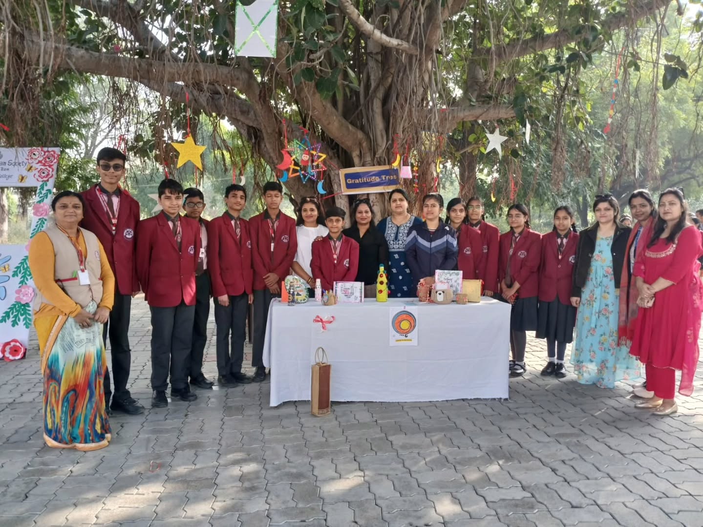 Experienced teacher guiding students in Udaipur school
